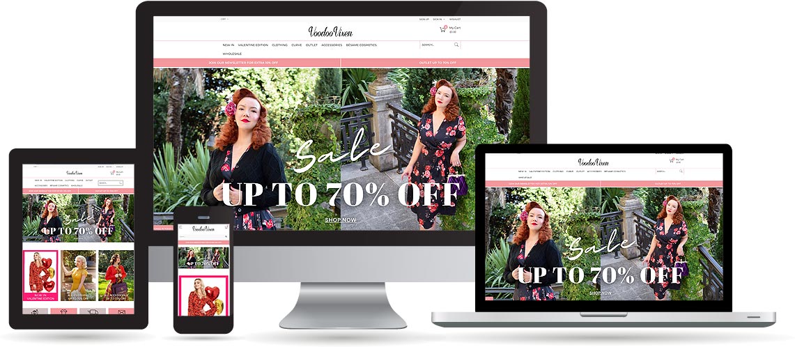 Responsive Magento Website