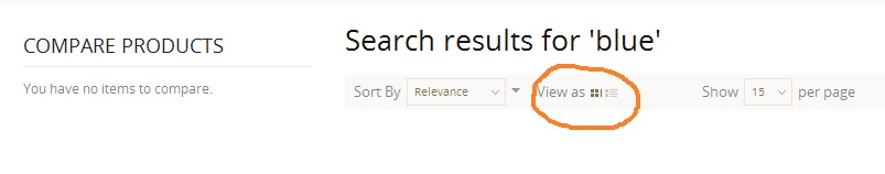 Search Result List